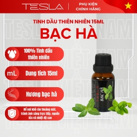 TINH DẦU THIÊN NHIÊN TESLA BẠC HÀ 15 ML